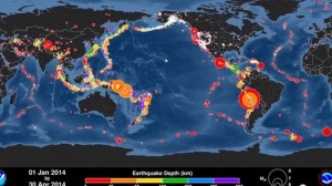 Sismos y terremotos en 2014
